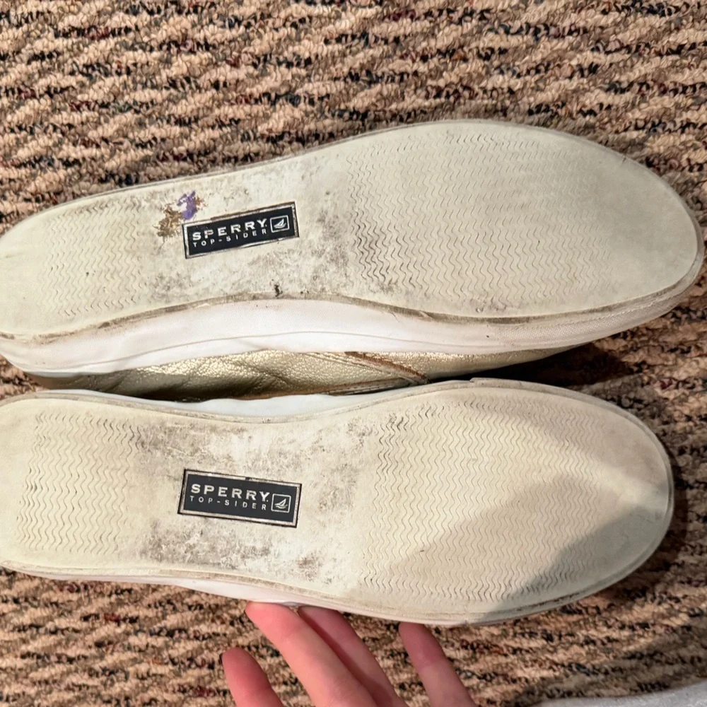 Sperry Gold Women's Slip-On Sneakers
